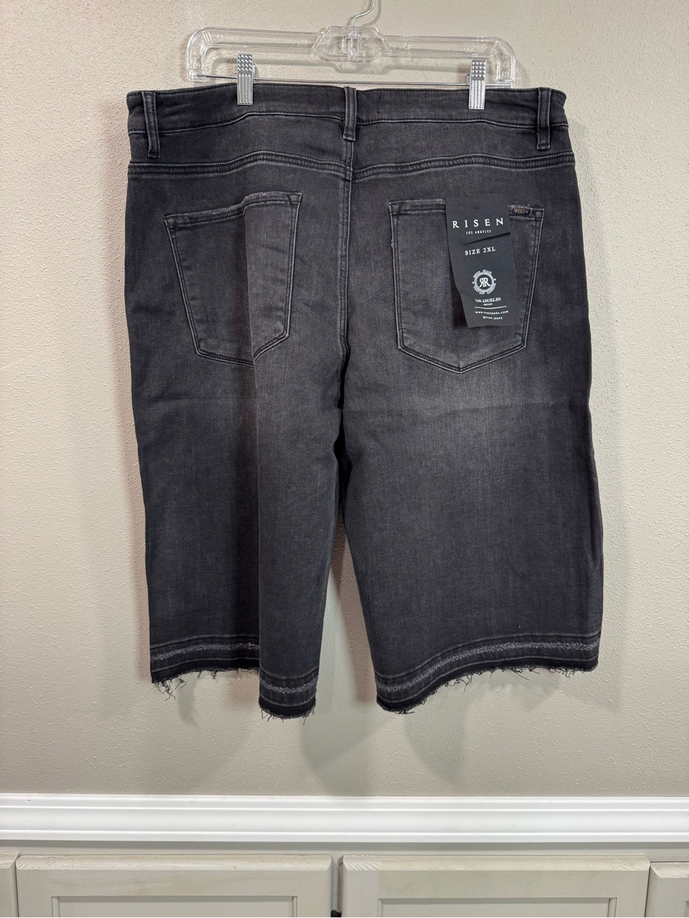 NWT Risen Long Shorts With Rhinestones - Picture 5 of 8